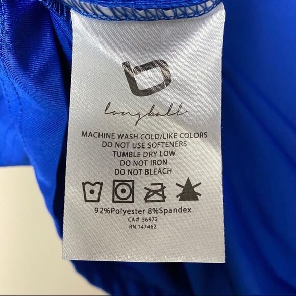 Blue Dry-fit Golf Polo Shirt 1/4 Snap Closure - Picture 10 of 10